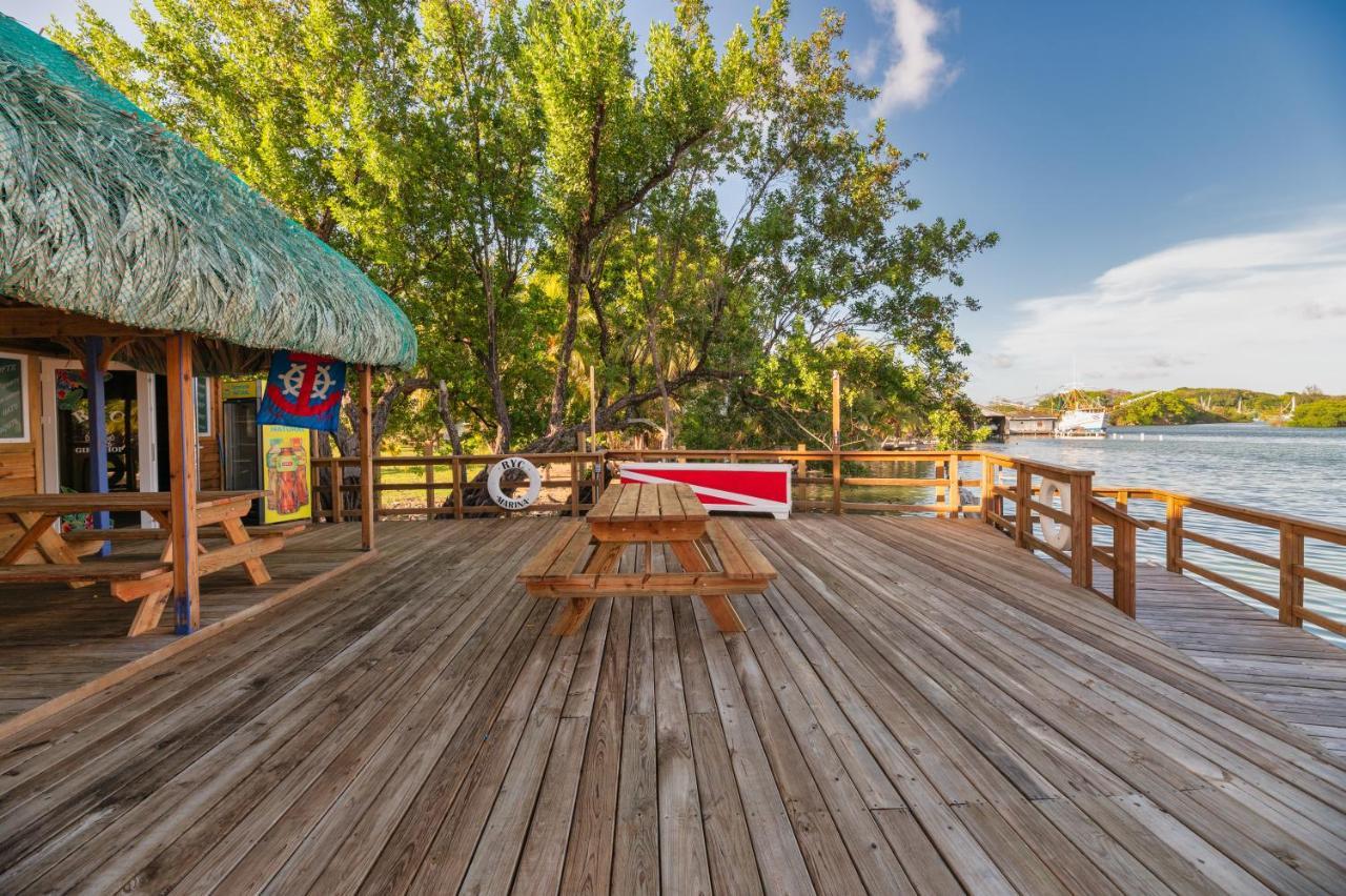French Harbour Hotel And Dive Center Roatan Yacht Club מראה חיצוני תמונה